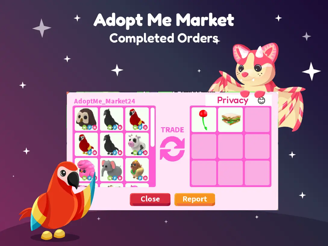 Completed Trade Proof