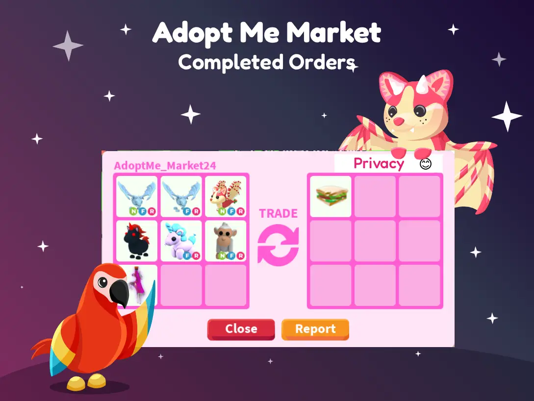 Completed Trade Proof