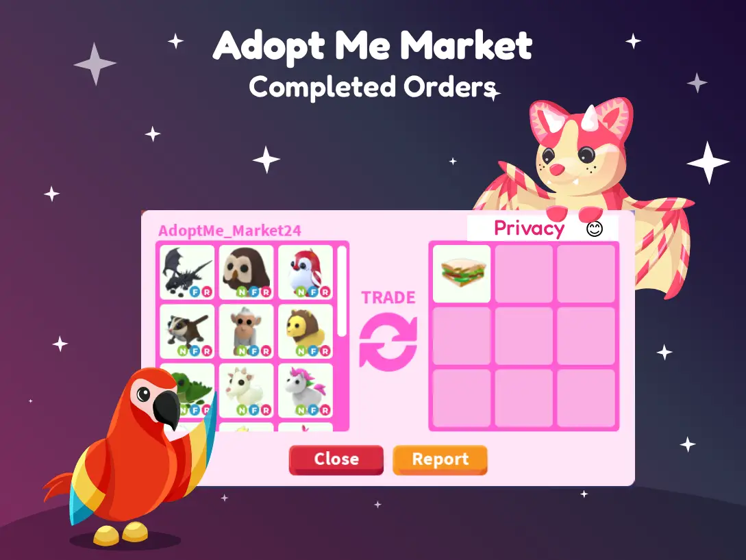 Completed Trade Proof