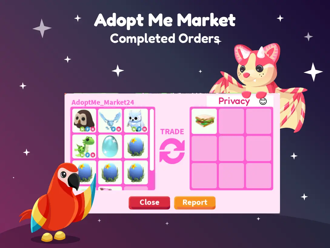 Completed Trade Proof