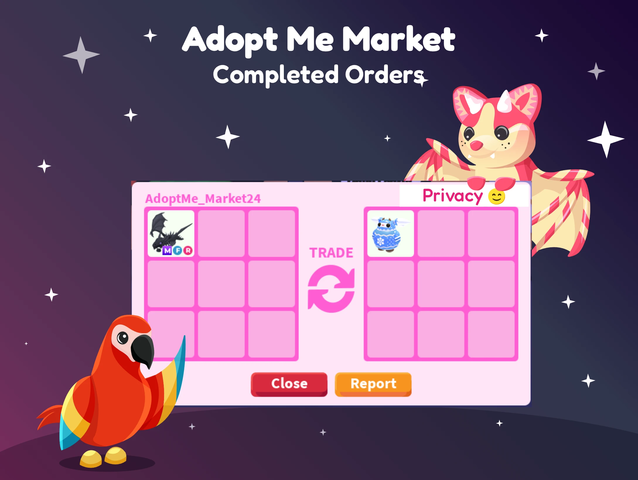 Completed Trade Proof