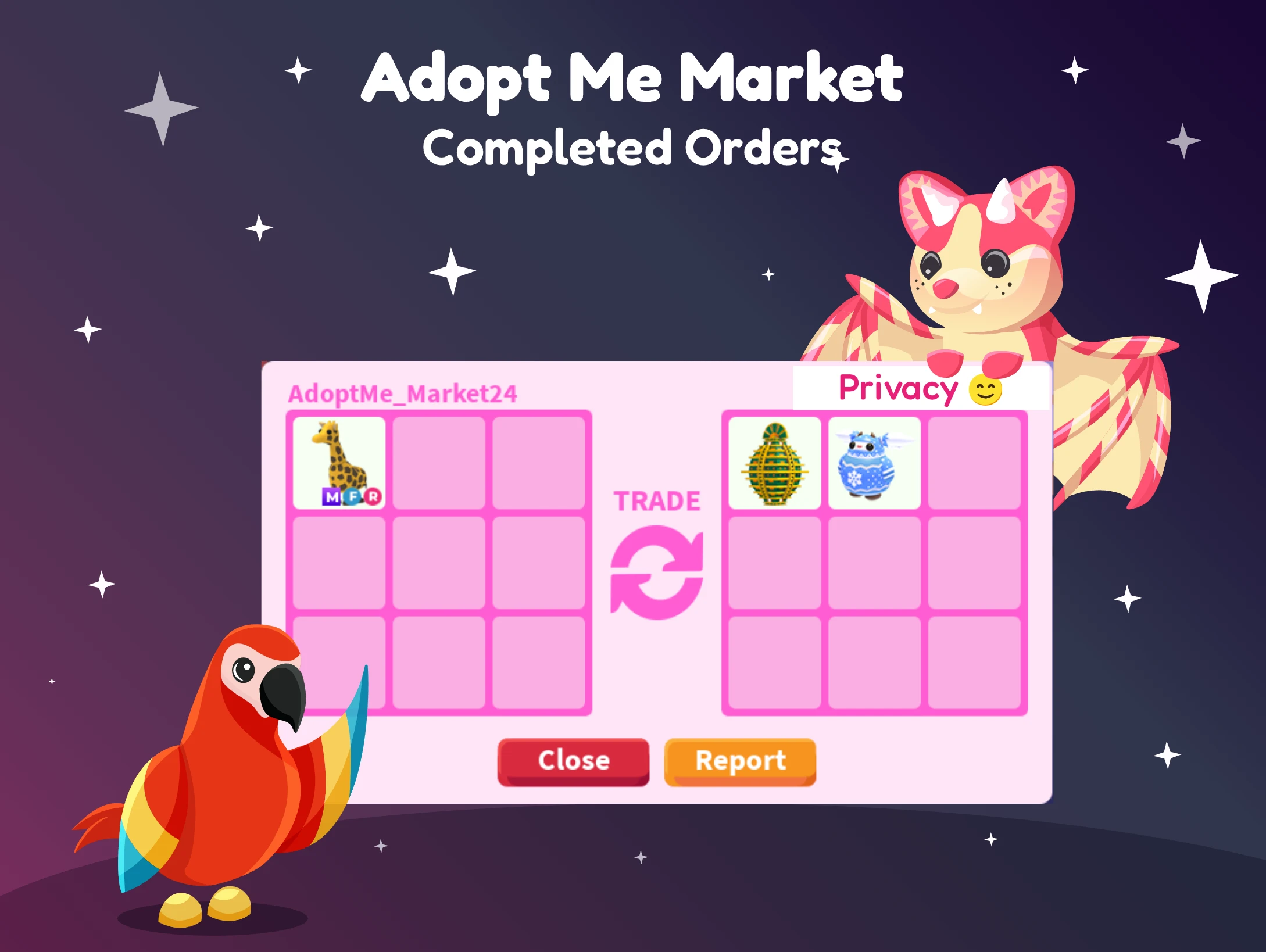 Completed Trade Proof